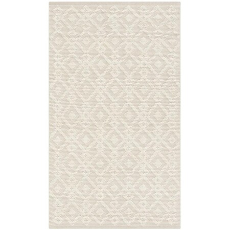Safavieh Vermont Hand Woven Rectangle Rug, Ivory - 3 X 5 Ft. VRM102A-3